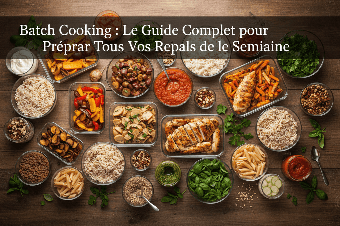Batch Cooking : Le Guide Complet pour Préparer Tous Vos Repas de la Semaine - cuisinertelunchef