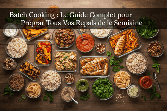 Batch Cooking : Le Guide Complet pour Préparer Tous Vos Repas de la Semaine - cuisinertelunchef