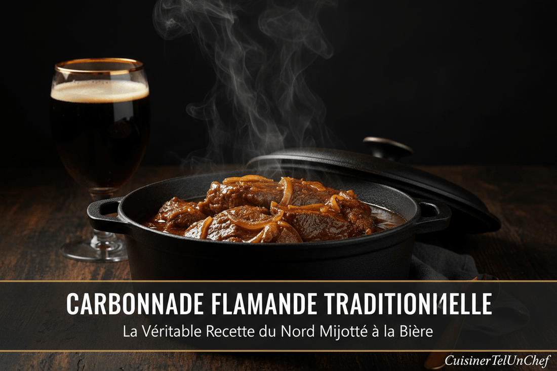 Carbonnade Flamande Traditionnelle : La Véritable Recette du Nord Mijotée à la Bière - cuisinertelunchef