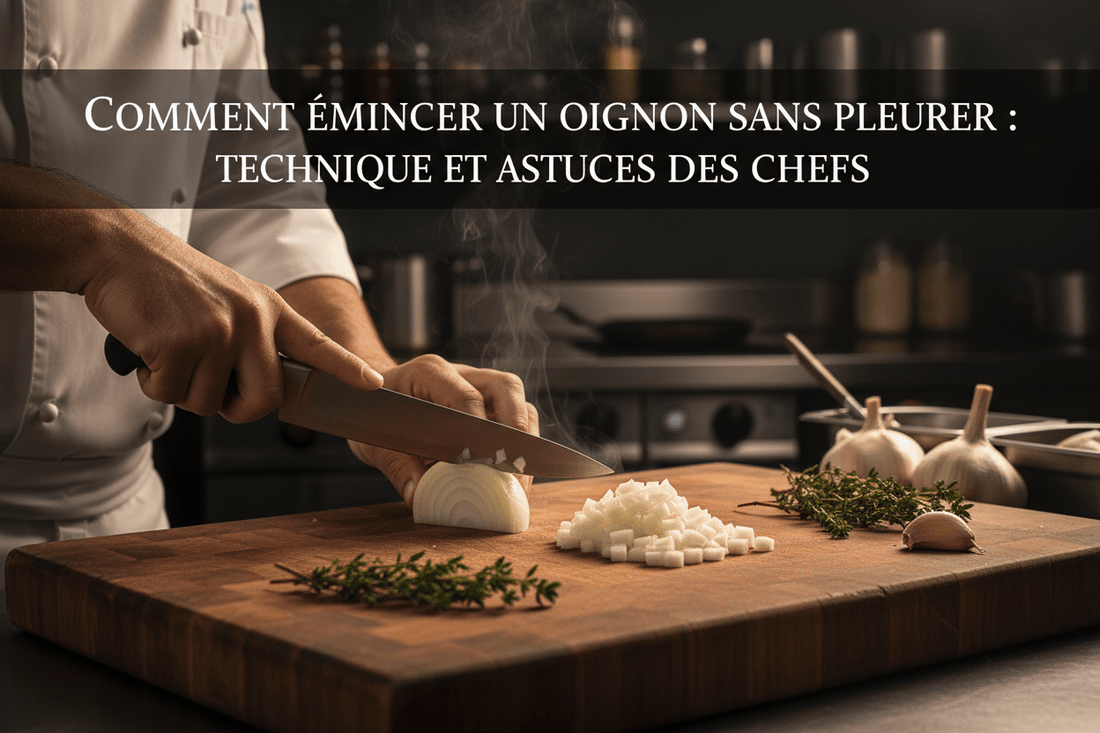 Comment Émincer un Oignon Sans Pleurer : Technique et Astuces des Chefs - cuisinertelunchef