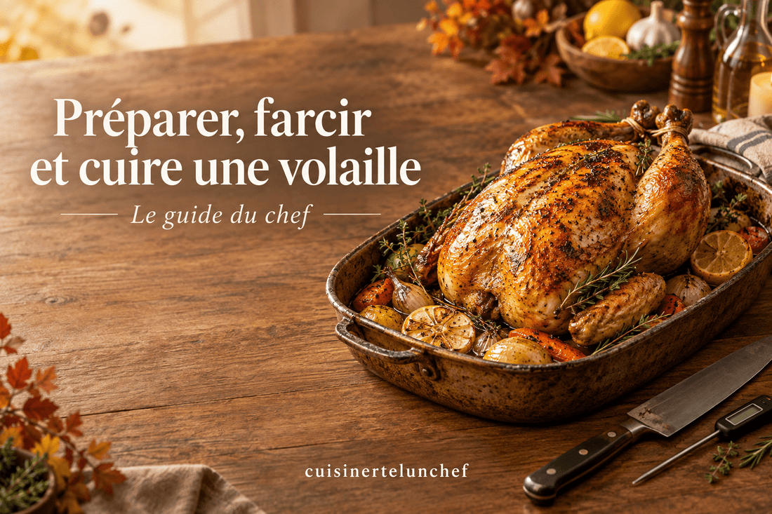 Comment Préparer, Farcir et Cuire une Volaille : Guide Complet du Chef - cuisinertelunchef