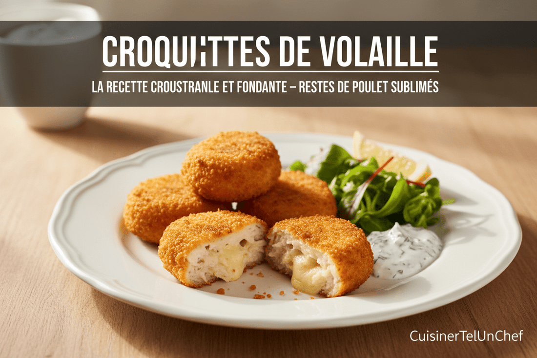 Croquettes de Volaille : La Recette Croustillante et Fondante de CuisinerTelUnChef - cuisinertelunchef