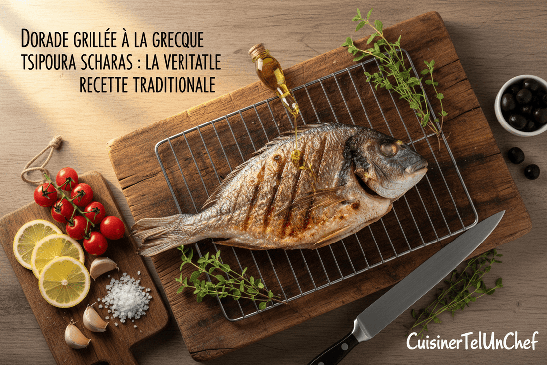 Dorade Grillée à la Grecque (Tsipoura Scharas) : La Véritable Recette Traditionnelle - cuisinertelunchef