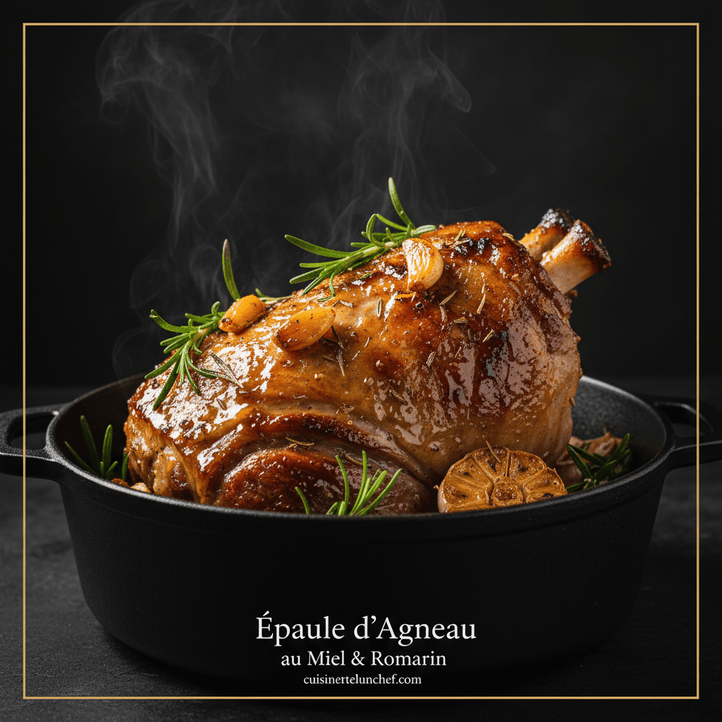 Épaule d'Agneau au Miel et au Romarin : La Recette Fondante et Gourmande - cuisinertelunchef