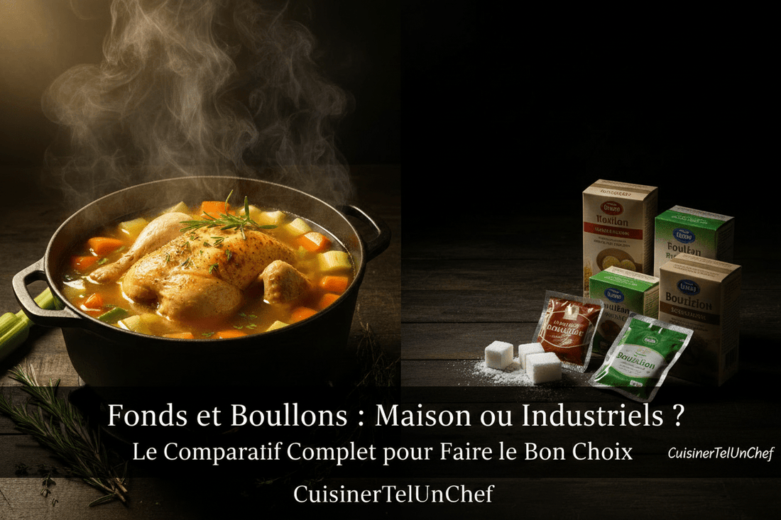 Fonds et Bouillons : Maison ou Industriels ? Le Comparatif Complet pour Faire le Bon Choix - cuisinertelunchef