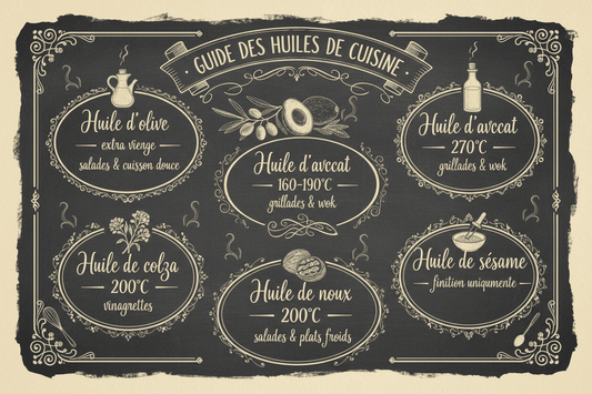 Guide Complet des Huiles Alimentaires en Cuisine : Laquelle Choisir ? - cuisinertelunchef