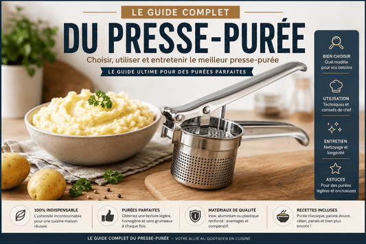 Guide Complet du Presse-Purée : Comment Choisir et Réussir vos Purées Maison - cuisinertelunchef