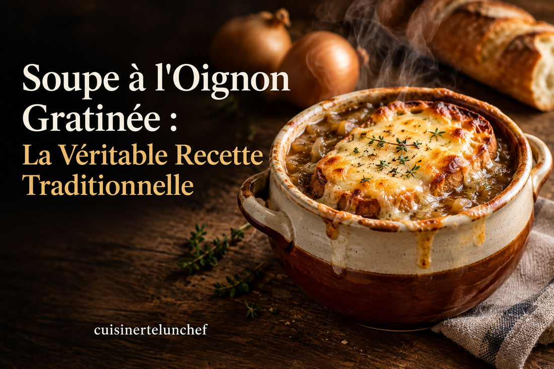 Soupe à l'Oignon Gratinée : La Véritable Recette Traditionnelle-cuisinertelunchef