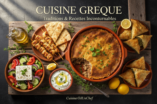 La Cuisine Grecque : Traditions, Techniques et Recettes Incontournables - cuisinertelunchef