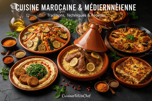 La Cuisine Marocaine et Méditerranéenne : Traditions, Techniques et Recettes Incontournables - cuisinertelunchef
