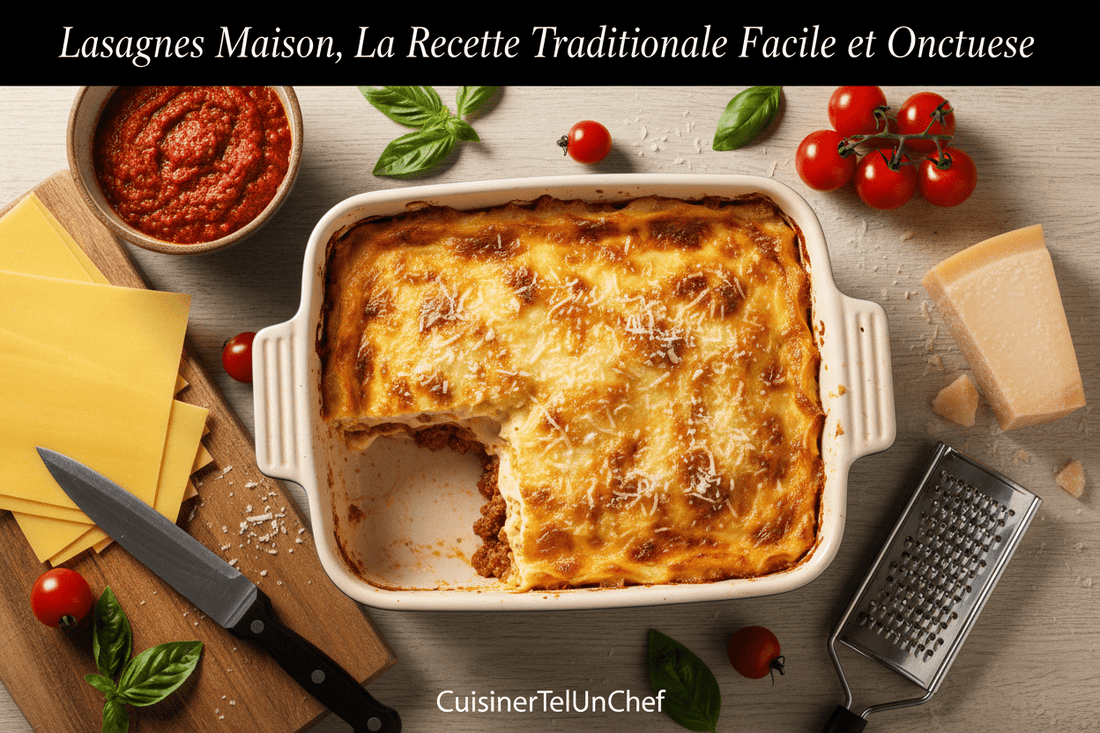Lasagnes Maison à l'italienne : La Recette Traditionnelle Facile et Onctueuse - cuisinertelunchef