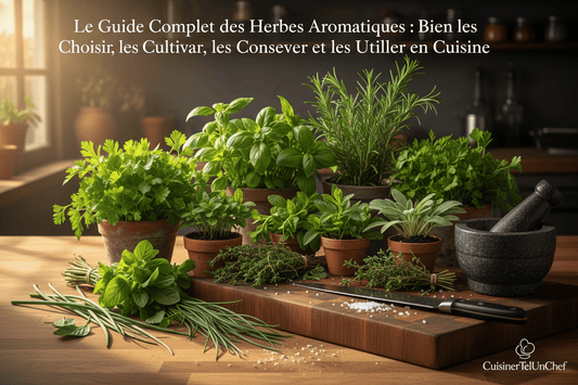 Le Guide Complet des Herbes Aromatiques : Bien les Choisir, les Cultiver, les Conserver et les Utiliser en Cuisine - cuisinertelunchef