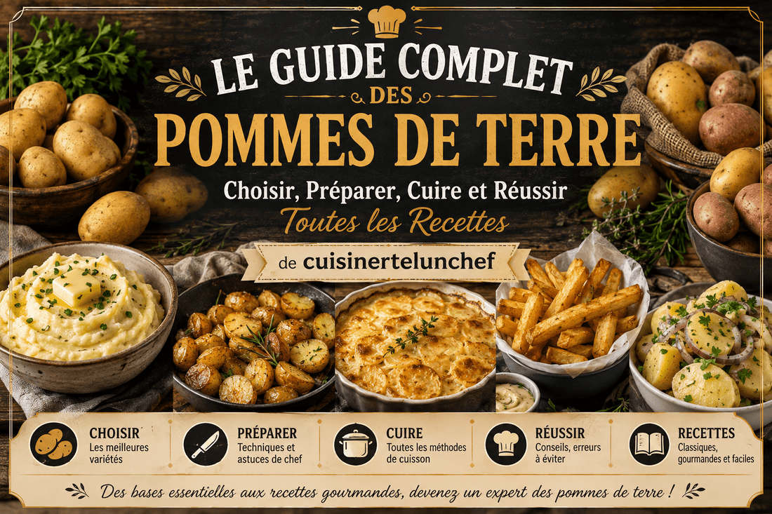 Le Guide Complet des Pommes de Terre : Choisir, Préparer, Cuire et Réussir Toutes les Recettes - cuisinertelunchef