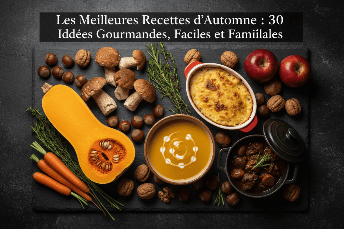 Les Meilleures Recettes d'Automne : 30 Idées Gourmandes, Faciles et Familiales - cuisinertelunchef