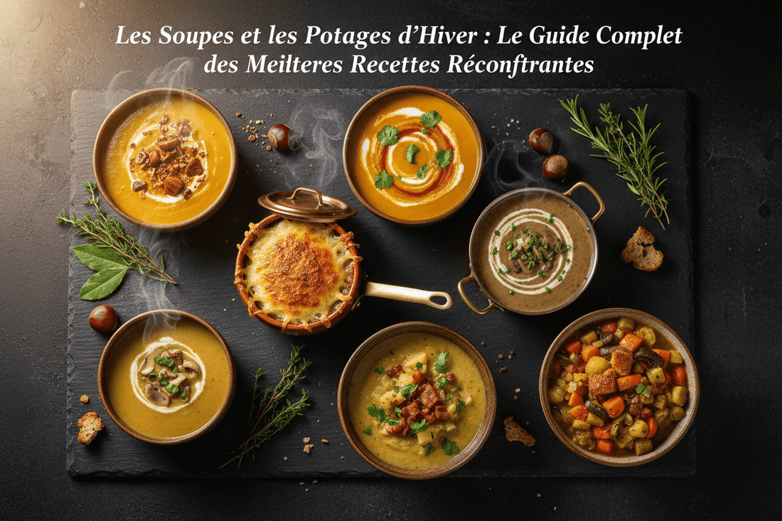 Les Soupes et les Potages d'Hiver : Le Guide Complet des Meilleures Recettes Réconfortantes - cuisinertelunchef