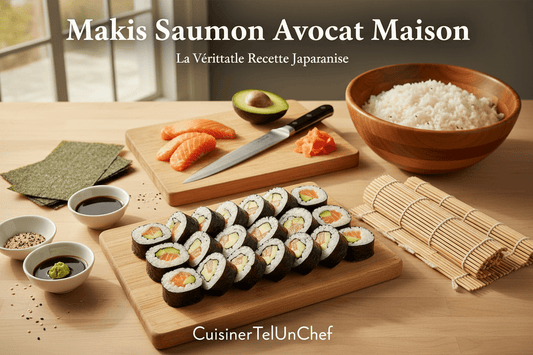 Makis Saumon Avocat Maison : La Véritable Recette Japonaise - cuisinertelunchef