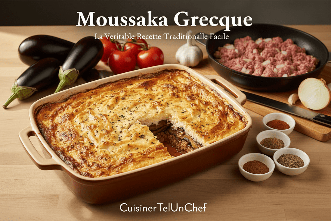 Moussaka Grecque : La Véritable Recette Traditionnelle Facile - cuisinertelunchef