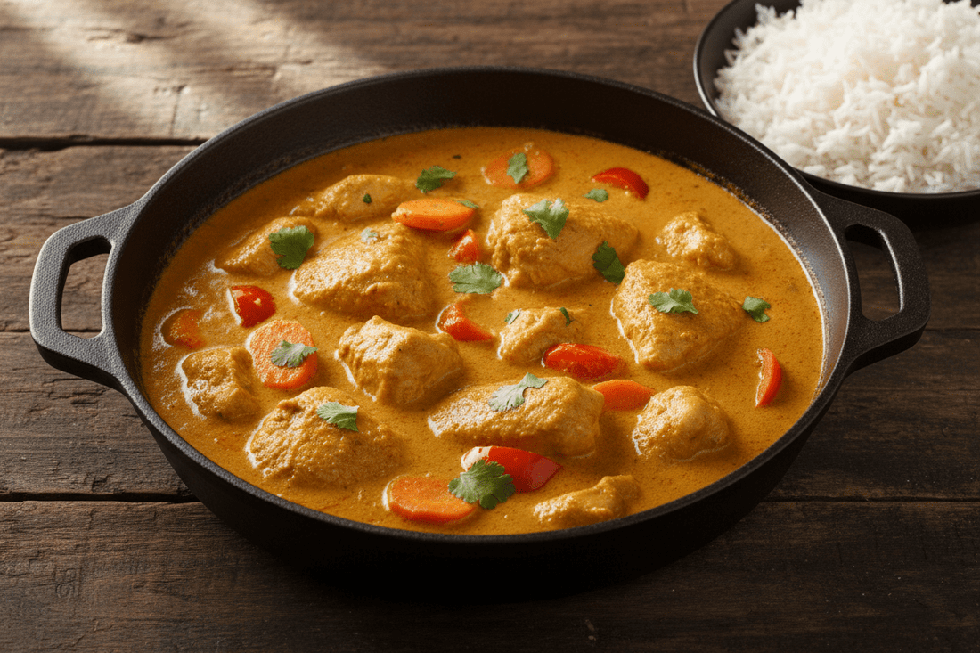 Poulet au Curry : La Meilleure Recette Crémeuse Facile et Rapide - cuisinertelunchef
