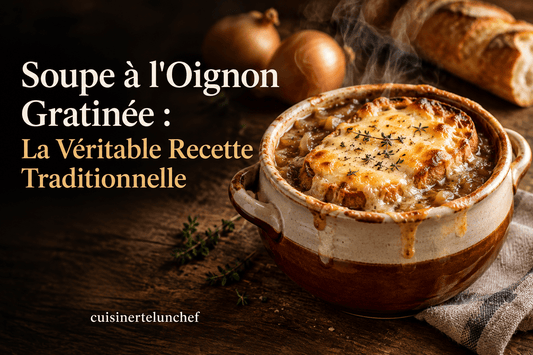 Soupe à l'Oignon Gratinée : La Véritable Recette Traditionnelle - cuisinertelunchef