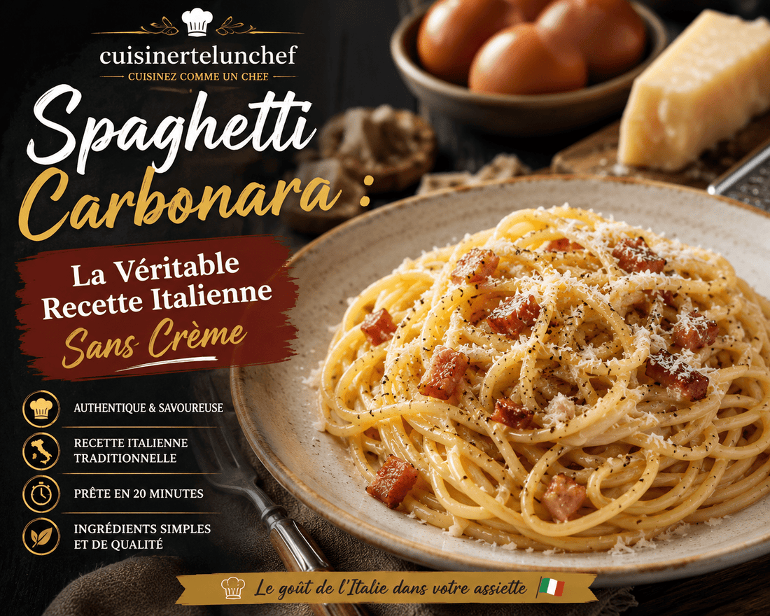 Spaghetti Carbonara : La Véritable Recette Italienne Sans Crème - cuisinertelunchef