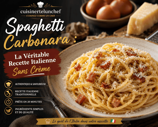 Spaghetti Carbonara : La Véritable Recette Italienne Sans Crème - cuisinertelunchef