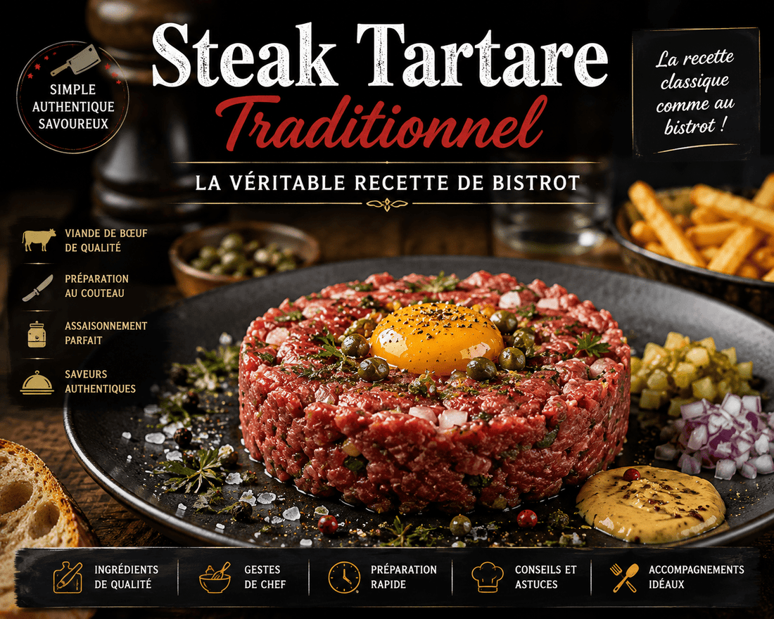 Steak Tartare Traditionnel : La Véritable Recette de Bistrot - cuisinertelunchef