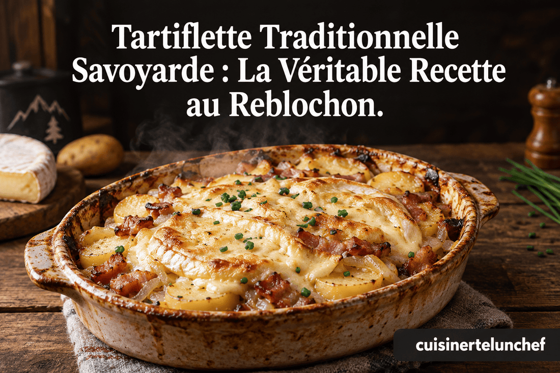 Tartiflette Traditionnelle Savoyarde : La Véritable Recette au Reblochon - cuisinertelunchef
