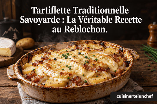 Tartiflette Traditionnelle Savoyarde : La Véritable Recette au Reblochon - cuisinertelunchef