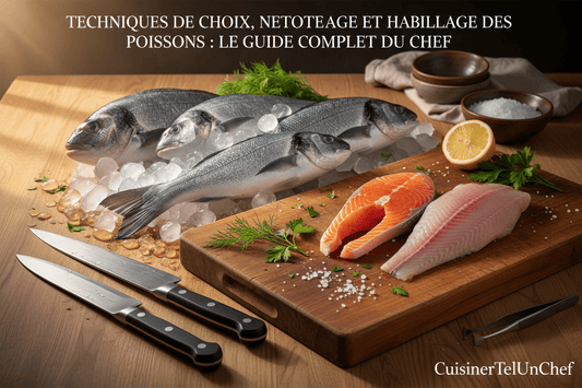 Techniques de Choix, Nettoyage et Habillage des Poissons : Le Guide Complet du Chef - cuisinertelunchef