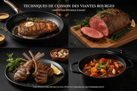 Techniques de Cuisson des Viandes Rouges : Guide Complet du Chef - cuisinertelunchef
