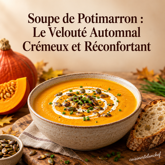 Soupe de Potimarron : Le Velouté Automnal Crémeux et Réconfortant-cuisinertelunchef