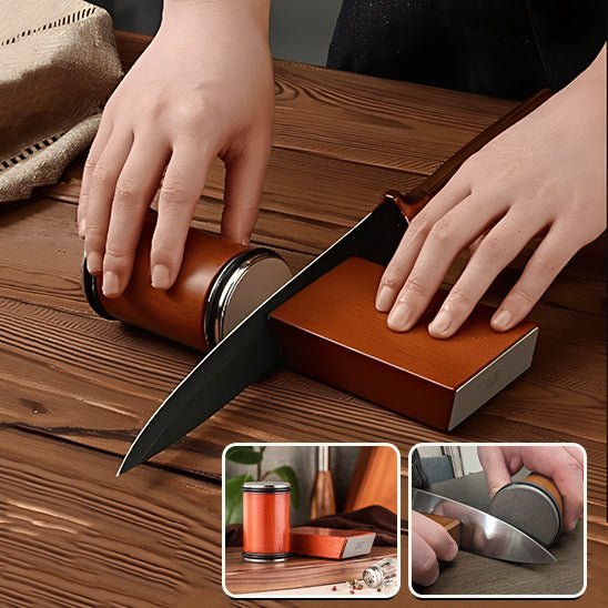 Affûteur de couteau diamant ergonomique, prise en main sécurisée et stable