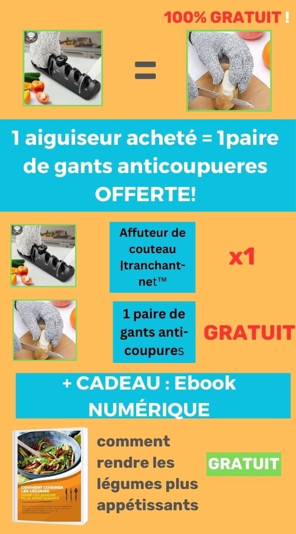 Affûteur tranchant net maison, résultat professionnel sans effort en cuisine