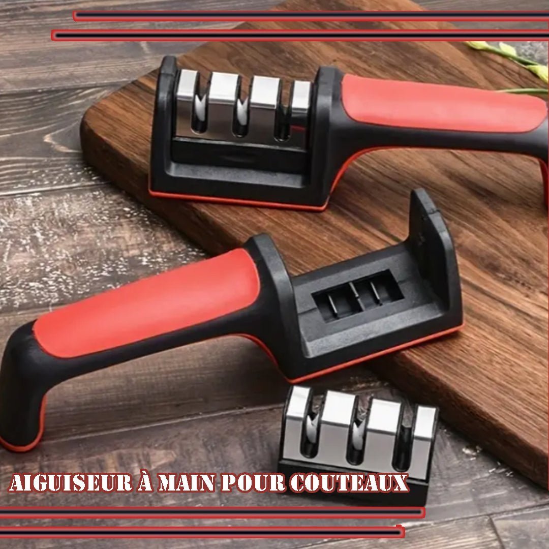 Affûteur fine lame compact, entretien rapide pour couteaux japonais et filet de sole