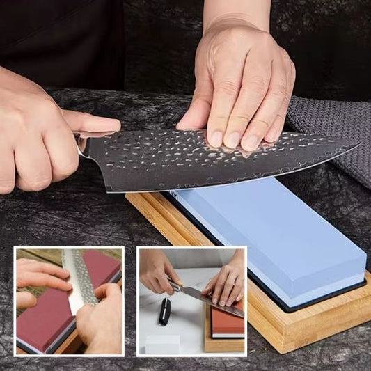 Affuteur de couteaux - Pierre a aiguiser™ - cuisinertelunchef