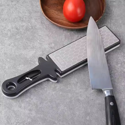 Aiguiseur pierre diamant double face, grain grossier et fin pour affûtage complet