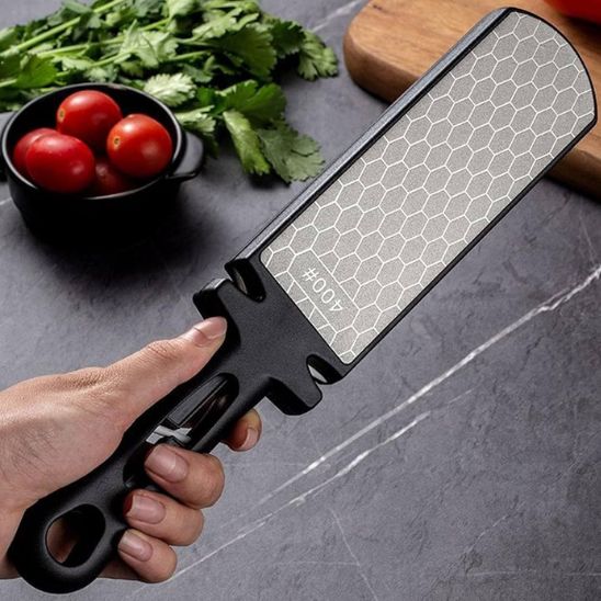 Aiguiseur couteau pierre diamant, compatible couteaux de chef, filet et couteaux japonais