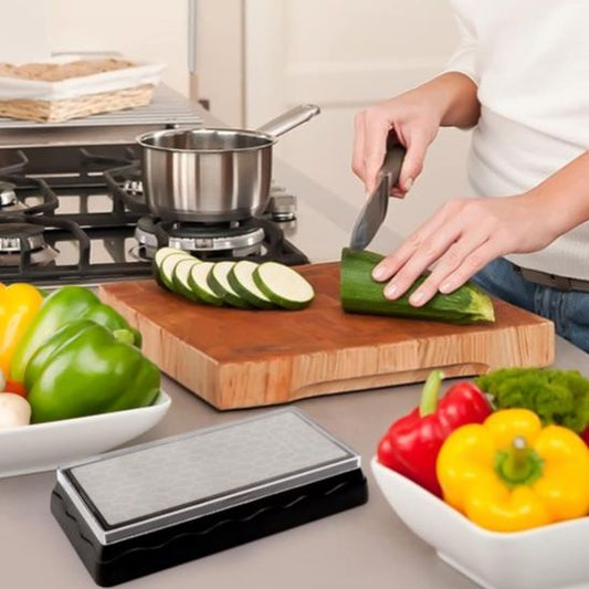 aiguiseur couteau - antidérapant et sûr™ - cuisinertelunchef