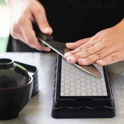 Aiguiseur couteau antidérapant ergonomique, prise en main confortable et sécurisée