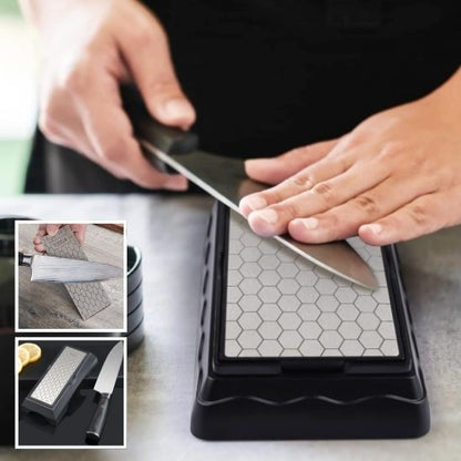 Aiguiseur couteau antidérapant robuste, matériaux durables pour usage quotidien intensif