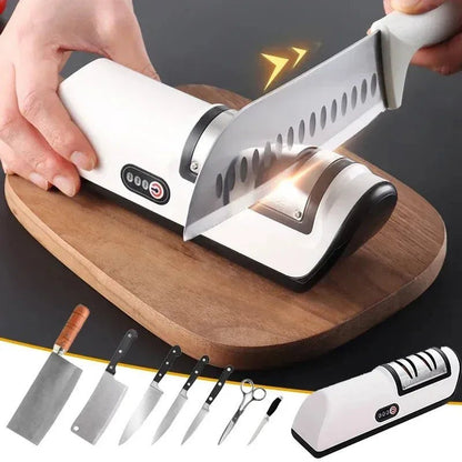Aiguiseur couteau électrique automatique, résultat professionnel à la maison