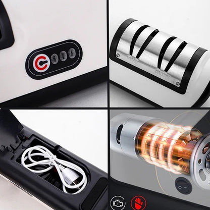 Aiguiseur électrique compact, compatible tous types de couteaux de cuisine