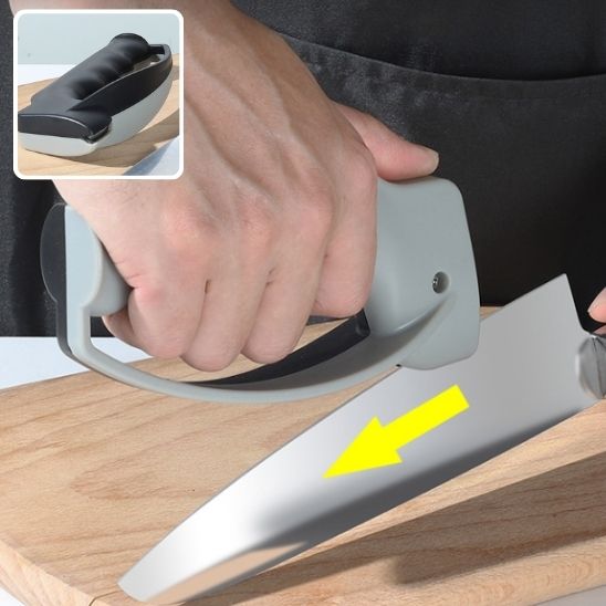 Aiguiseur couteau portable ergonomique, prise en main confortable et affûtage sécurisé