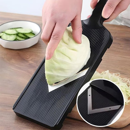 Coupe légumes mandoline en V - avec pince protège - doigts inclus - cuisinertelunchef