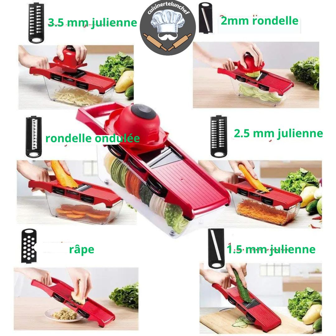 coupe legumes |multicoupe - cuisinertelunchef