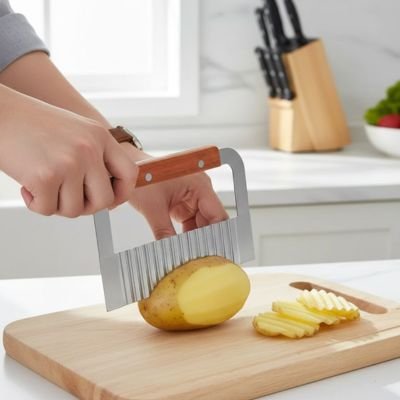 Coupe-légumes RapidChef poignée ergonomique, prise en main confortable et sécurisée