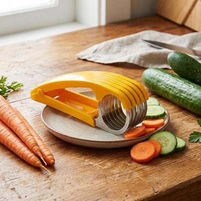 Coupe-Légumes Multifonction Rapide | Poignées Ergonomiques - Coupe-légumes - cuisinertelunchef