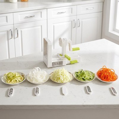 Spiraliseur lames interchangeables, julienne fine, moyenne et large