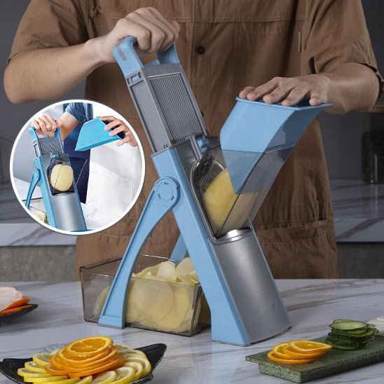 Coupe-légumes précision compact, facile à nettoyer et à ranger