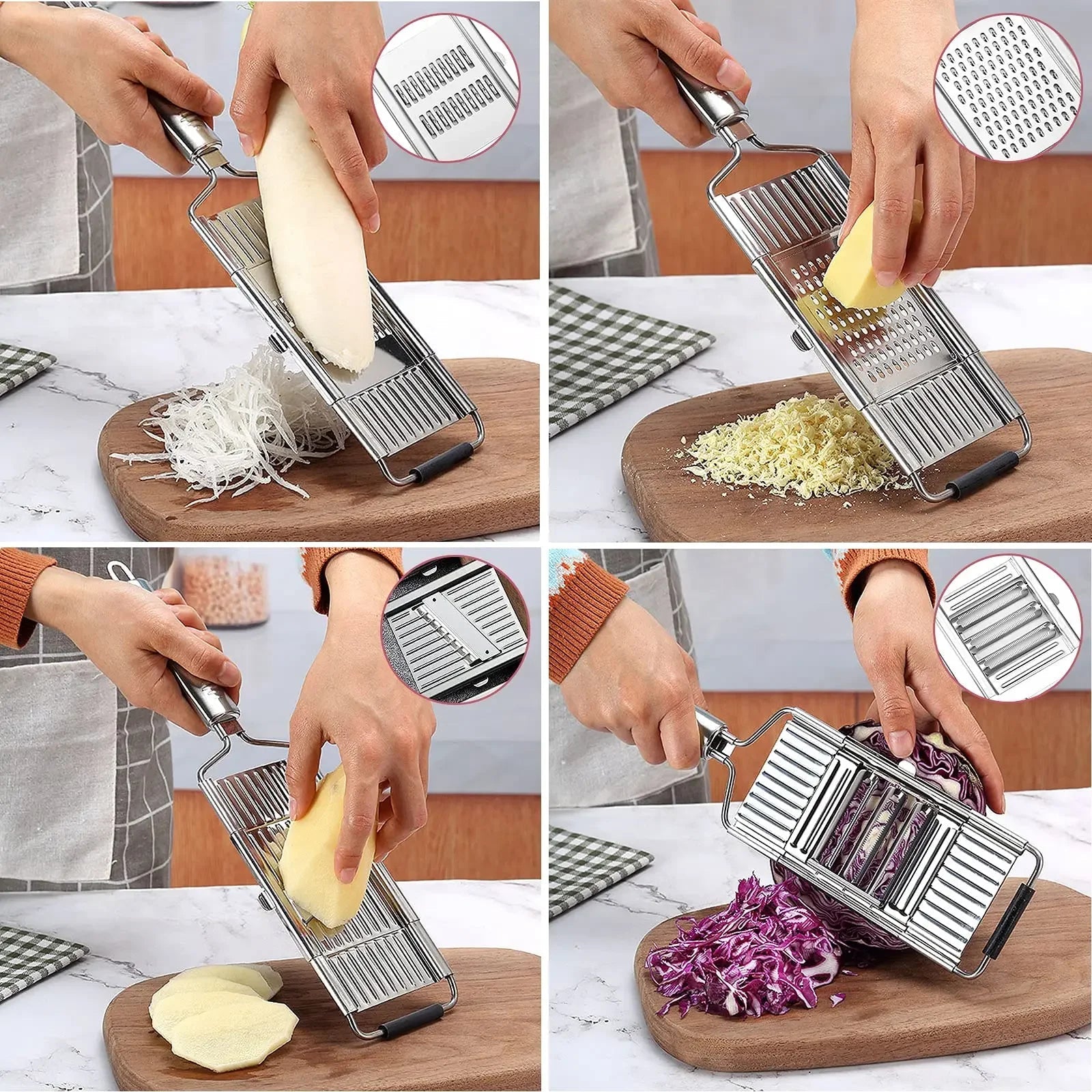 Coupe légumes - trancheuse inox™ - cuisinertelunchef